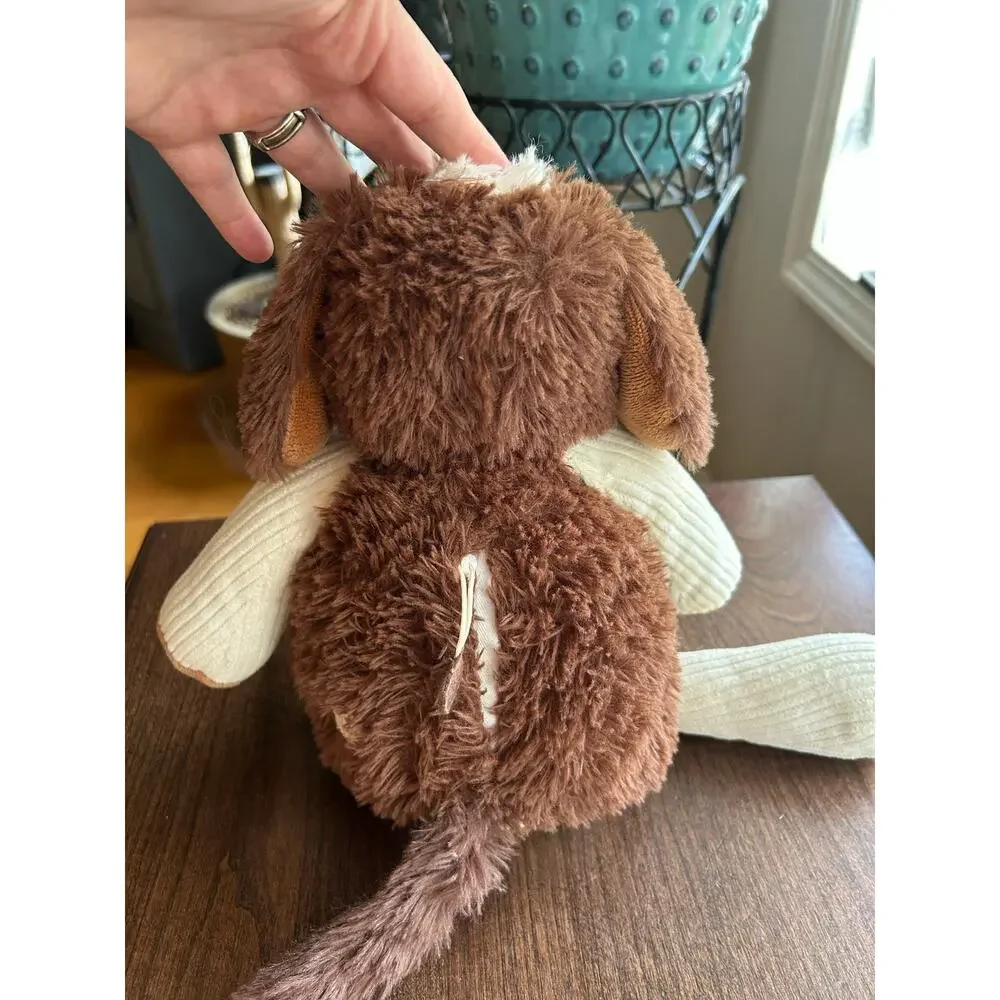 Scentsy Buddy 2010-2011 White & Brown Plush Dog Stuffed Animal